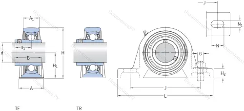 Подшипниковый узел SY 20 TF в Вологде