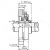 Подшипниковый узел SSUCFPL 205-W - Вал: 25 мм