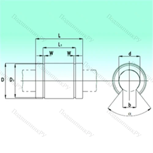 Подшипник шариковый линейный