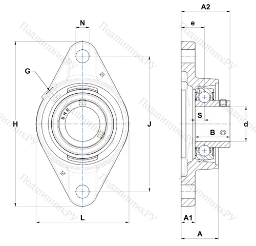 Подшипниковый узел USFLE 207 в Вологде
