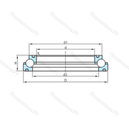 Подшипник шариковый радиально-упорный  212-308