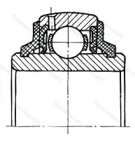 Подшипник  890308 размер 40x90x23