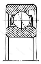 Модификация подшипника 6-6004 размер 4x16x5