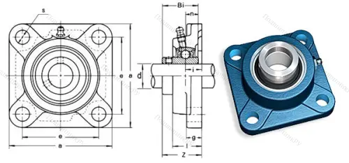 Подшипниковый узел UCF 209 в Вологде