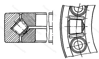Модификация подшипника 2-76692/560 размер 560x750x85