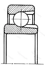 Модификация подшипника ОУ-900805ЮТ размер 25x37x6/7