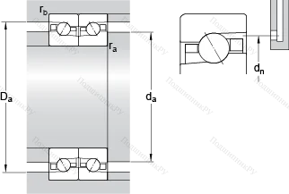 Подшипник BTM 160 AM/HCP 4CDB