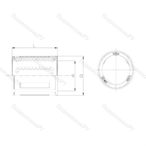 Подшипник шариковый линейный