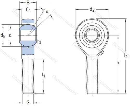 Шарнирная головка POS 14 L