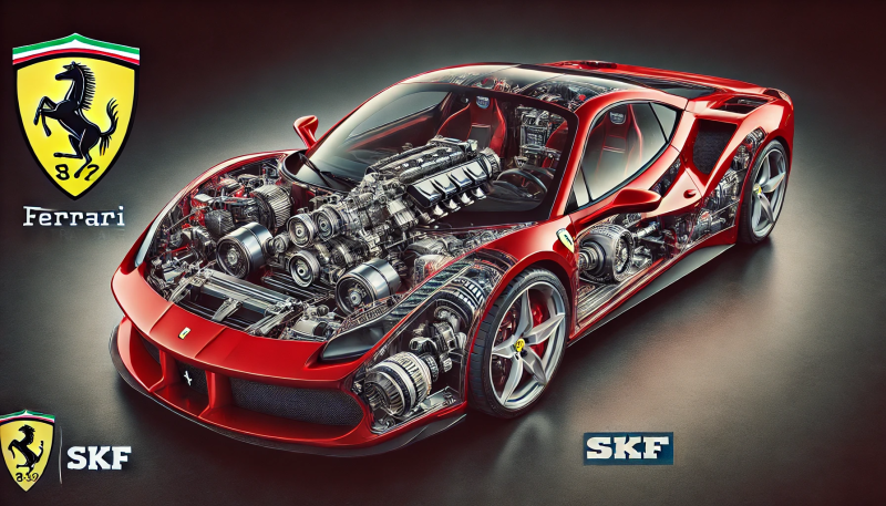 Высокопроизводительные подшипники Ferrari: революция керамических технологий в автоспорте