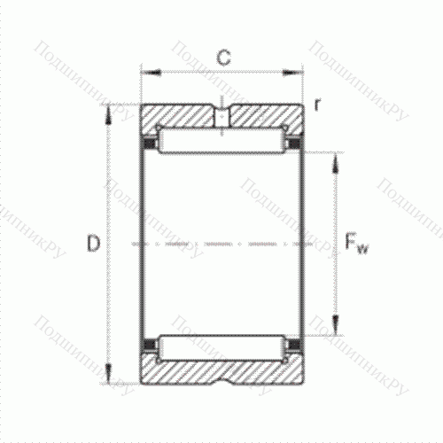 Подшипник роликовый игольчатый