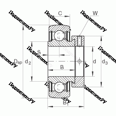 Подшипник RAE 35-NPP-B